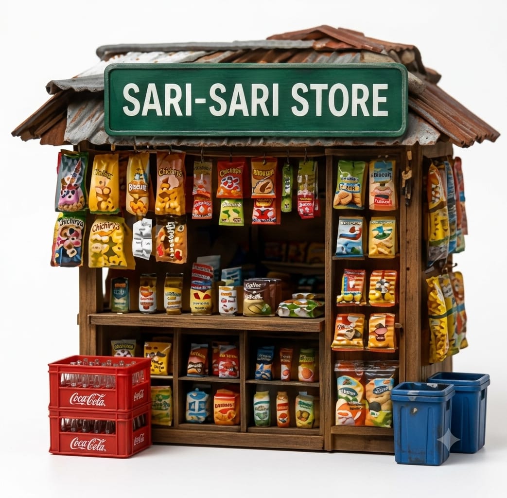 Local grocery shelves